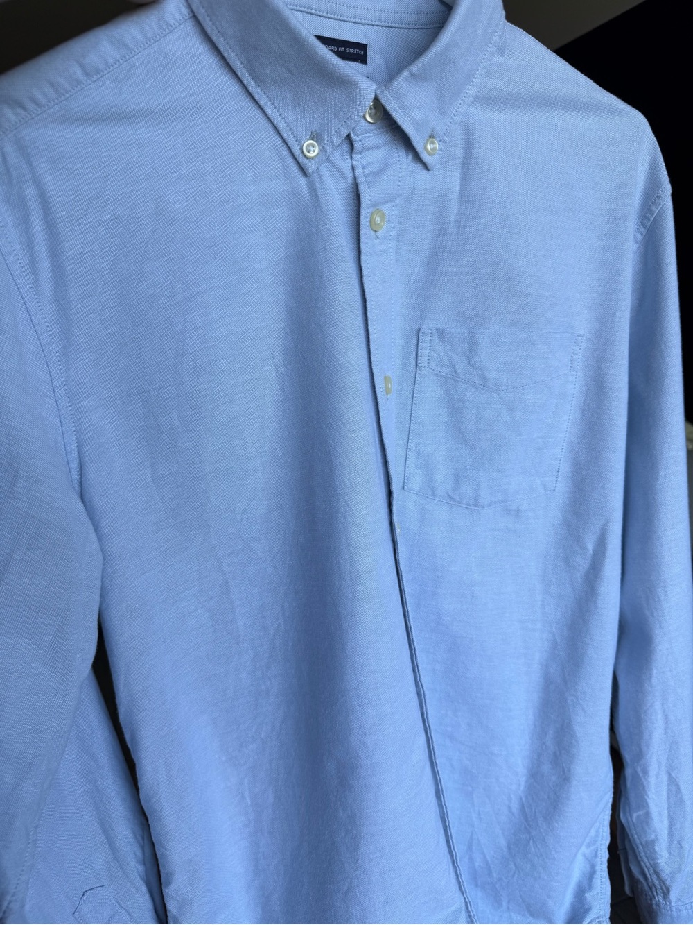 GAP Light Blue Long-Sleeve Button-Down Shirt